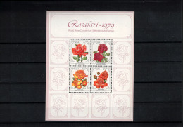 South Africa 1979 Roses Block Postfrisch / MNH - Rozen