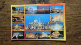 Italie , Roma , Multi-vues - Tarjetas Panorámicas