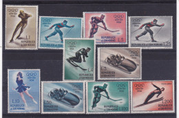 1955 San Marino Saint Marin CORTINA D'AMPEZZO, OLIMPIADI INVERNALI,  SPORT Serie Di 10 Valori MNH** OLYMPICS - Invierno 1956: Cortina D'Ampezzo