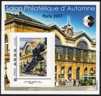 FRANCE CNEP 76 2017 - Salon Philatélique D'automne  - L'accident Ferroviaire De La Gare Montparnasse Du 22 Octobre 1895 - CNEP