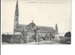 Landévennec - L'Eglise Paroissiale - Joli Clocher Gothique - édit. R. De Chalus 21 + Verso - Landévennec
