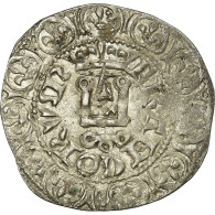 France, Philippe VI, Gros à La Couronne, 1340-1350, Argent, TTB, Duplessy:262B - 1328-1350 Filips VI