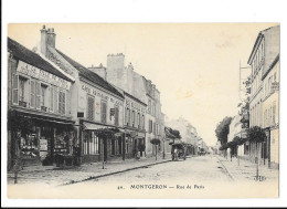 Montgeron - Rue De Paris - édit. E.L.D. Le Deley 49 + Verso - Montgeron