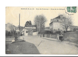 Maule - Rue Du Ponceau - Pont De La Bélique - édit. Fageot  + Verso - Maule