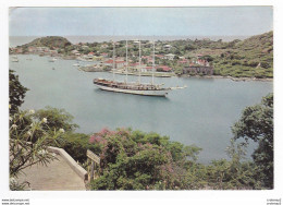 97 CLIPPER POLYNESIA En Rade De GUSTAVIA St Barthélémy Antilles Françaises Guadeloupe En 1981 Voilier Yacht 4 Mâts - Saint Barthelemy