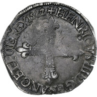 France, Henri III, 1/4 Ecu, 1582, Nantes, Argent, TB+, Gadoury:494 - 1574-1589 Heinrich III.