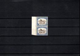 South Africa 1933 Definitive Stamp 1/. Complete Pair Postfrisch / MNH - Ongebruikt