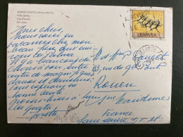 CP Pour La FRANCE TP 3P50 OBL.MEC.1 ABR (68) FELANITX - Cartas & Documentos