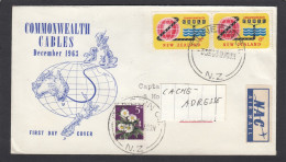 LETTRE DE DUNEDIN POUR KILMARNOCK,ECOSSE,1963. - Storia Postale