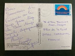 CP Pour La FRANCE TP VOLVERA EMPEZAR 60 OBL.MEC.4 8 95 EMPURIA - BRAVA - Storia Postale