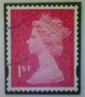 Great Britain, Scott #MH440, 2020, Used, Machin, 1st, Dark Red, M20L/MSIL - Série 'Machin'