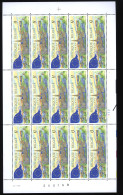 België F2326 - Europese Parlementsverkiezingen - Panorama Brussel - Volledig Vel - Feuille Complète - MNH - Plnr 2 - 1981-1990