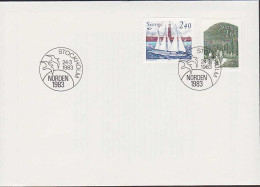 Sweden - FDC 24/3 1983 Norden VI. Res I Norden - FDC