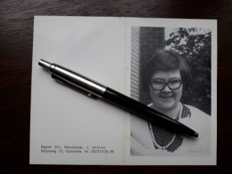 Monique Janssens ° Brecht 1955 + Oostmalle 1985 X Ludo Vervoort (Fam: Driën - Lanslots) - Décès