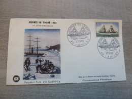 Amiens - La Guienne - Paquebot-Poste - 25c.+10c. - Yt 1446 - Enveloppe Premier Jour D'Emission - Année 1965 - - Ships