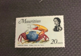 MAURICE 1969 1v Neuf MNH ** Mi 330 Marine Life Shrimp Conchas Shells Muscheln Conchoglie MAURITIUS - Mauricio (1968-...)