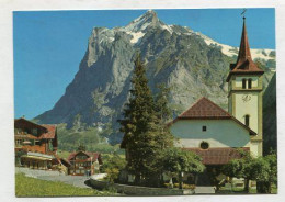 AK 211805 CHURCH / CLOISTER ... - Grindelwald - Kirche - Wetterhorn - Kirchen Und Klöster