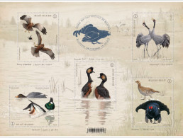 België Belgium 2024 - Dieren Vogels Bijzonder Baltsgedrag / Animals Birds Special Courtship Behaviour - Unused Stamps