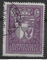 Liechtenstein Key Value VFU 1200 Euros 1935 - Gebraucht