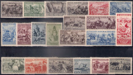 Russia 1933, Michel Nr 429-49, MLH OG - Unused Stamps