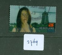 Nederland NVPH Nr.  2769 * 3 DIMENTIONAL * Filmpostzegel Met Carice Van Houten * MOLEN * POSTFRIS GESTEMPELD - Usados
