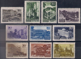 Russia 1947, Michel Nr 1152-61, MLH OG - Ongebruikt