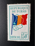 Tchad Chad Tschad 1999 Mi. 15 150F Dienstmarke Service Officiel Drapeau Fahne Flag N'Djamena - Ciad (1960-...)
