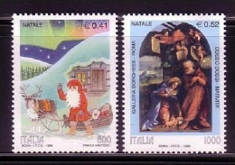 ITALIEN MI-NR. 2658-2659 POSTFRISCH(MINT) WEIHNACHTEN 1999 WEIHNACHTSMANN - Weihnachten