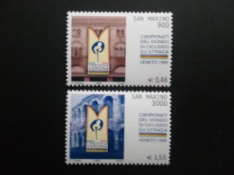 SAN MARINO MI-NR. 1834-1835 POSTFRISCH(MINT) STRASSENRAD WM TREVISO VERONA 1999 - Unused Stamps