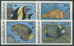 Malediven 1986 WWF Tierschutz Fische 1198/01 Postfrisch - Maldives (1965-...)