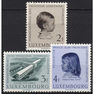 Luxemburg 1957 Kinderklinik Fondation Prince Jean 569/71 Postfrisch - Ongebruikt