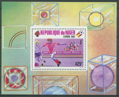 Niger 1980 Fußball-WM '82 In Spanien Block 31 Postfrisch (C27206) - Níger (1960-...)
