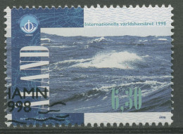 Aland 1998 Internationales Jahr Des Ozeans 141 Gestempelt - Aland