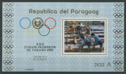 Paraguay 1979 Olympiade Moskau Block 346 Postfrisch (C22662) - Paraguay