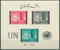 Afghanistan 1961 Tag Der Vereinten Nationen Block 17 B Postfrisch (C74577) - Afghanistan