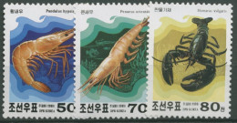 Korea (Nord) 1999 Krustentiere, Krebse 4238/40 Postfrisch - Korea (Nord-)