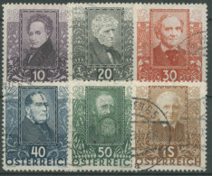 Österreich 1931 Wohlfahrt Österreichische Dichter 524/29 Gestempelt - Used Stamps