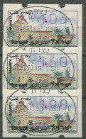 Israel ATM 1994 Nazareth Automat 023, Satz 3 Werte, ATM 19.2 X S4 Gestempelt - Automatenmarken (Frama)