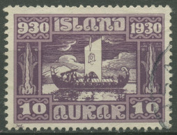 Island 1930 1000 Jahre Allthing Segelboot 128 Gestempelt - Used Stamps