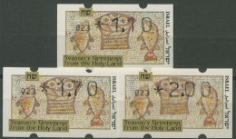 Israel 1996 ATM Weihnachten Mit Automaten-Nr. Satz 3 Werte ATM 30 S2 Postfrisch - Franking Labels