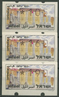 Israel ATM 1994 Kapernaum Satz 3 Werte (mit Phosphor), ATM 22.2 Y S8 Postfrisch - Frankeervignetten (Frama)