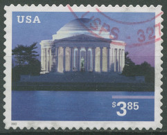 USA 2002 Jefferson Memorial Washington 3624 I BA Gestempelt - Usati