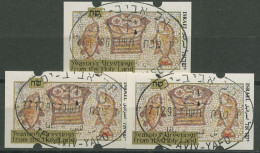 Israel 1996 ATM Weihnachten Mit Automaten-Nr. Satz 3 Werte ATM 30 S2 Gestempelt - Franking Labels