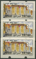 Israel ATM 1994 Kapernaum Satz 3 Werte (mit Phosphor), ATM 22.2 Y S9 Postfrisch - Franking Labels