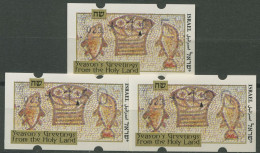 Israel 1996 ATM Weihnachten Mit Automaten-Nr. Satz 3 Werte ATM 30 S1 Postfrisch - Franking Labels