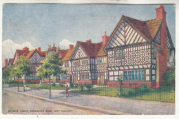 DC07.  Antique Postcard. Cottage Homes, Greendale Road, Port Sunlight. Cheshire - Autres & Non Classés