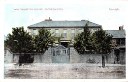DC23. Vintage Postcard. Wordsworth House. Cockermouth, Cumbria - Isla De Man