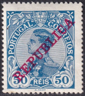 Portugal 1910 Sc 176 Mundifil 176 MH* Heavy Hinge - Unused Stamps