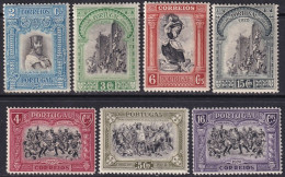 Portugal 1928 Sc 437-43 Mundifil 435-41 Partial Set Low Values MLH* - Neufs