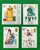 GB GREAT BRITAIN 1976 MINT PHQ CARDS BRITISH CULTURAL TRADITIONS N17 ARCHDRUID MORRIS DANCING - Nuovi
